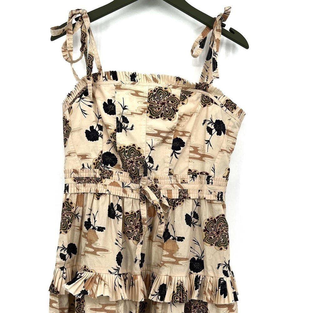 Ulla Johnson Lune Cotton Midi Dress Size 8 LIKE NEW DAISY FLORAL PRINT SPRING - Picture 3 of 9